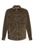 Moncler corduroy buttoned jacket - Brown