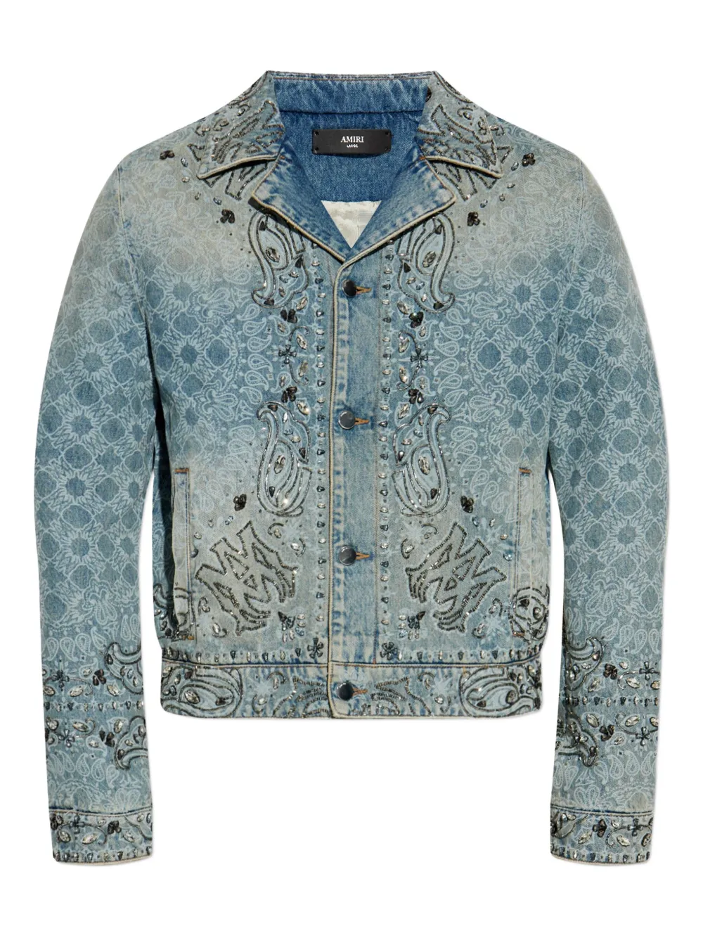 AMIRI veste à motif cachemire | bleu | Image 1