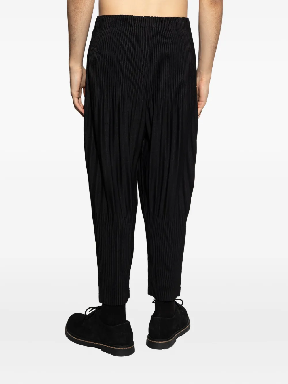 Issey Miyake Black Pleats Bottoms 2 Trousers In Black