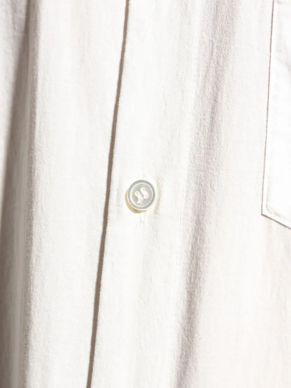 Issey Miyake Short-sleeve Pocket Shirt In White