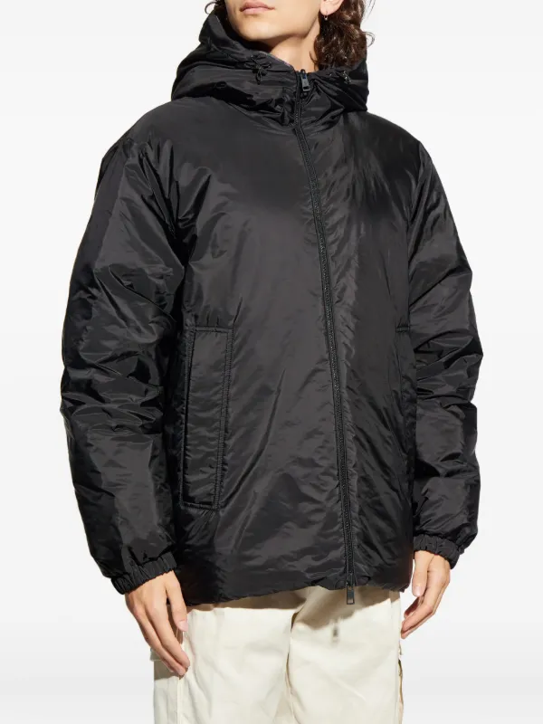 Moncler zip-fastening Hooded Puffer Jacket | Black | FARFETCH
