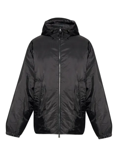 Moncler zip-fastening hooded puffer jacket