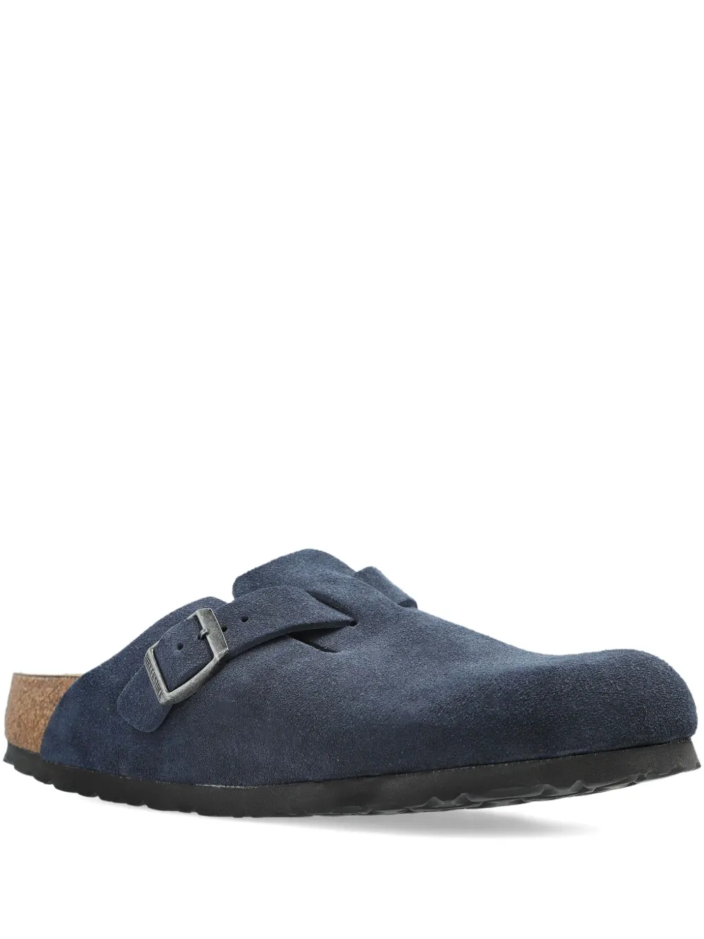 Birkenstock Boston suede mules Blue