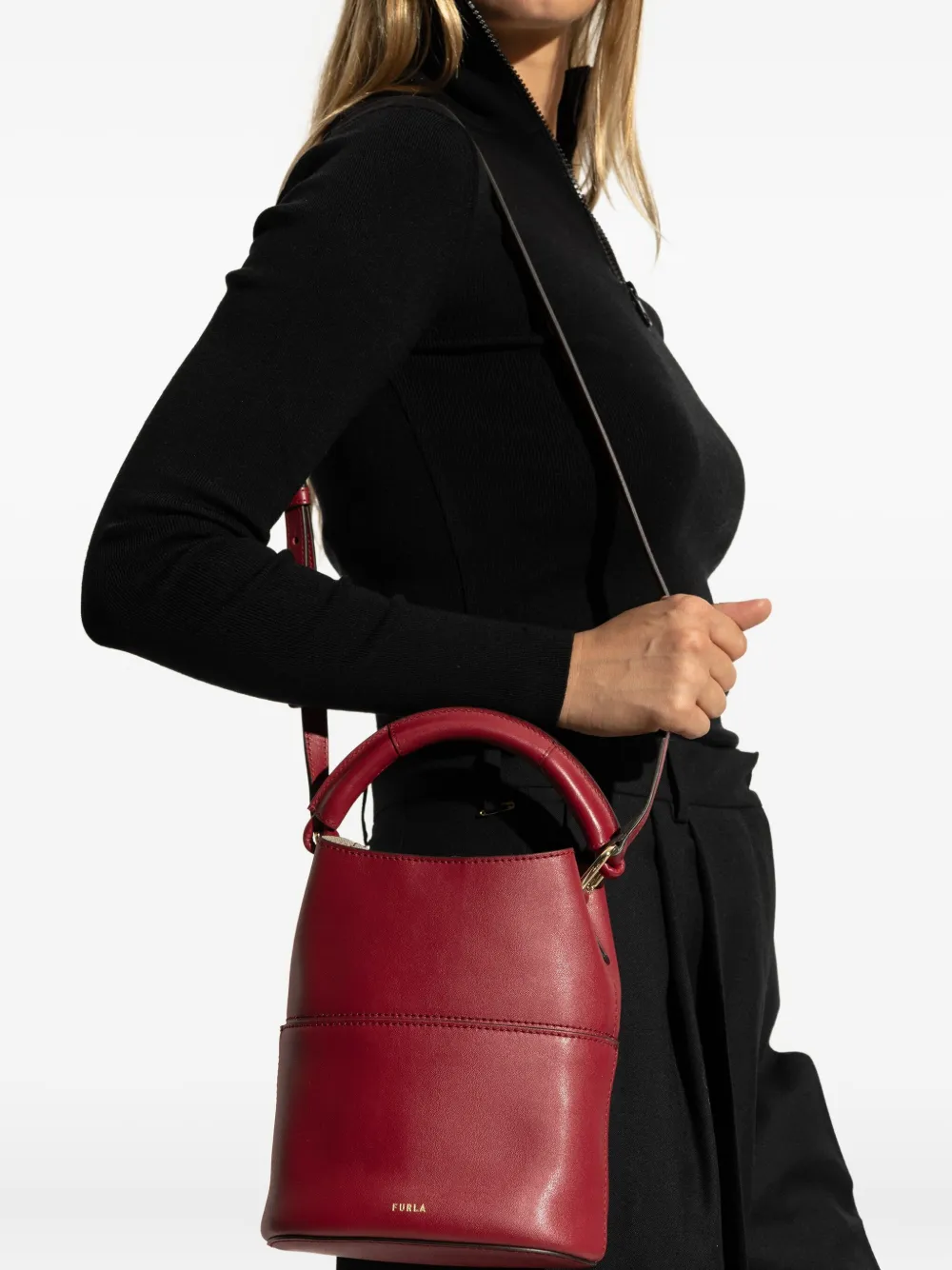 Furla Sfera leather bucket bag | Image 2