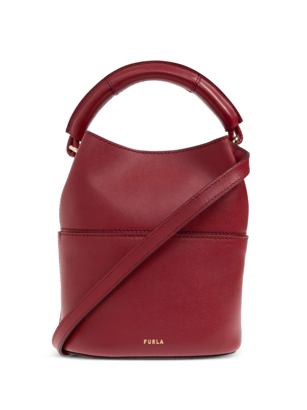 Furla Sfera leather bucket bag | Red | Image 1