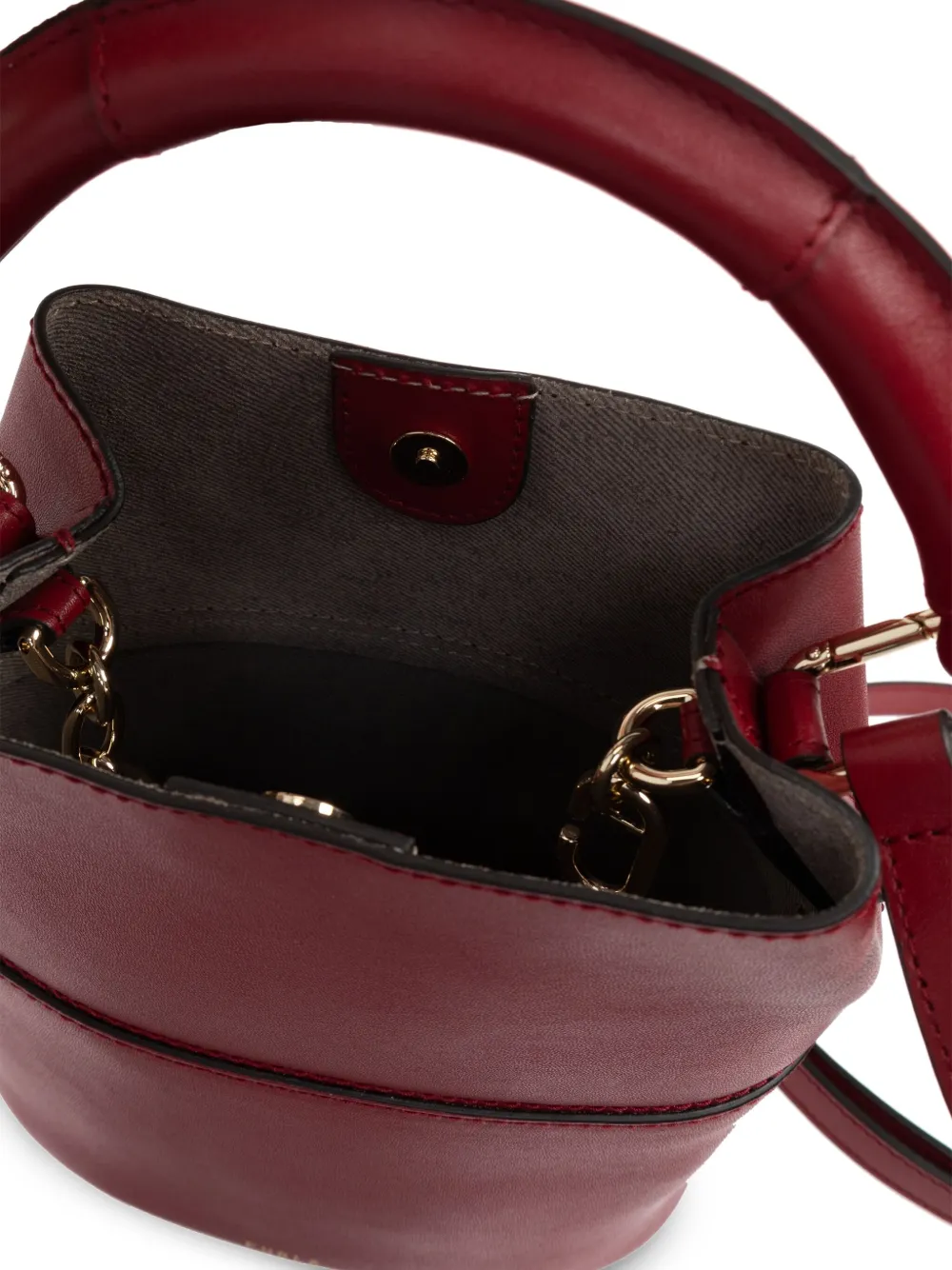 Furla Sfera leren bucket-tas Rood