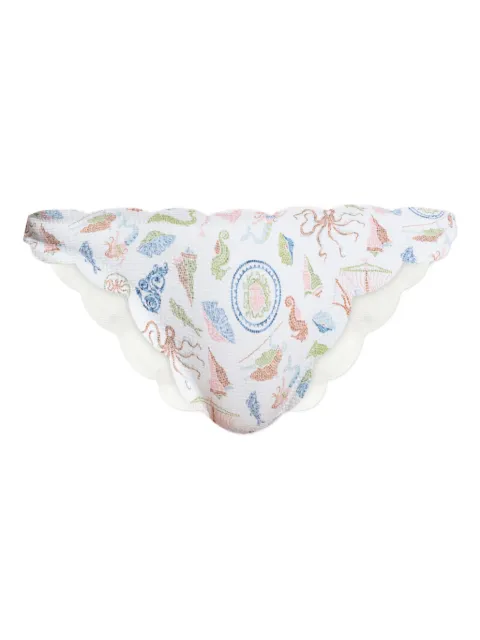 Marysia Antibes cameo-print bikini bottoms