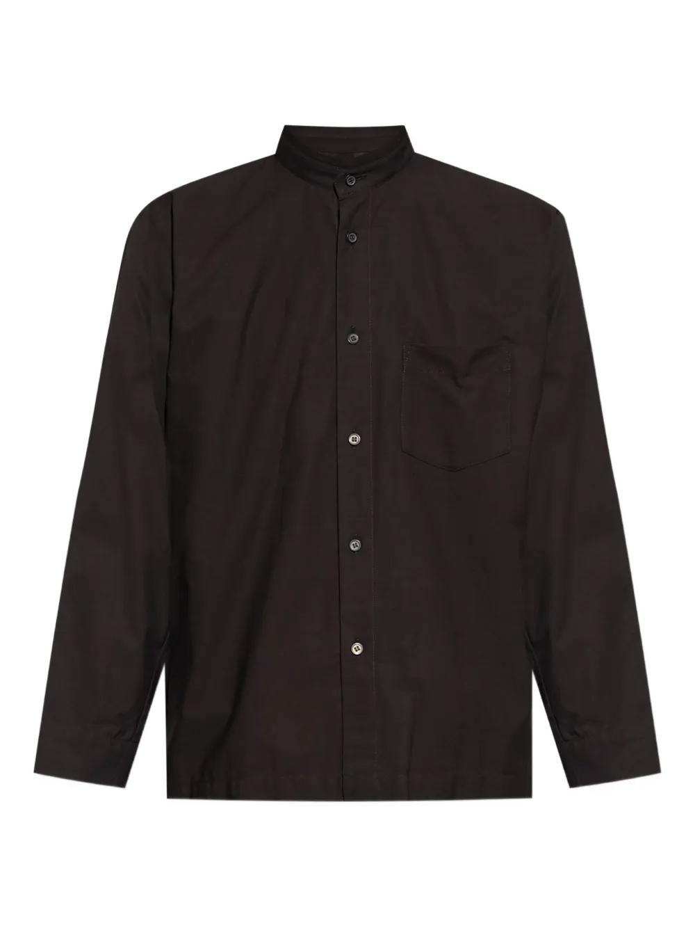 Homme Plissé Issey Miyake mandarin-collar pocket shirt | Black | Image 1