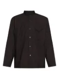 Homme Plissé Issey Miyake mandarin-collar pocket shirt - Black