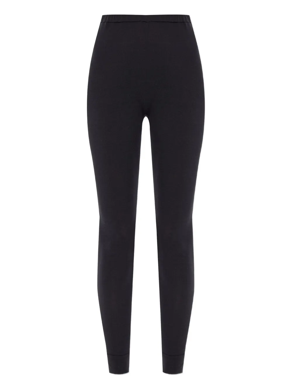 Issey Miyake speckled elastic-waistline leggings | Black | Image 1