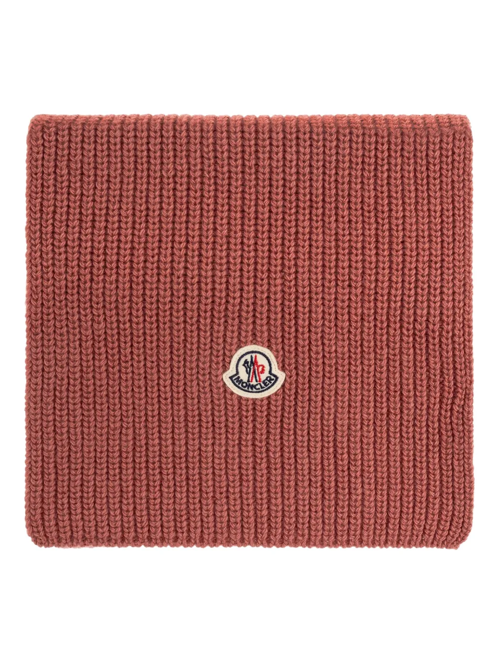 Moncler Enfant Geribbelde wollen sjaalset - Roze