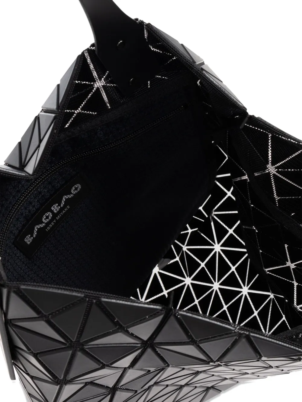 Bao Bao Issey Miyake Large Geometric-pattern Tote Bag In Black