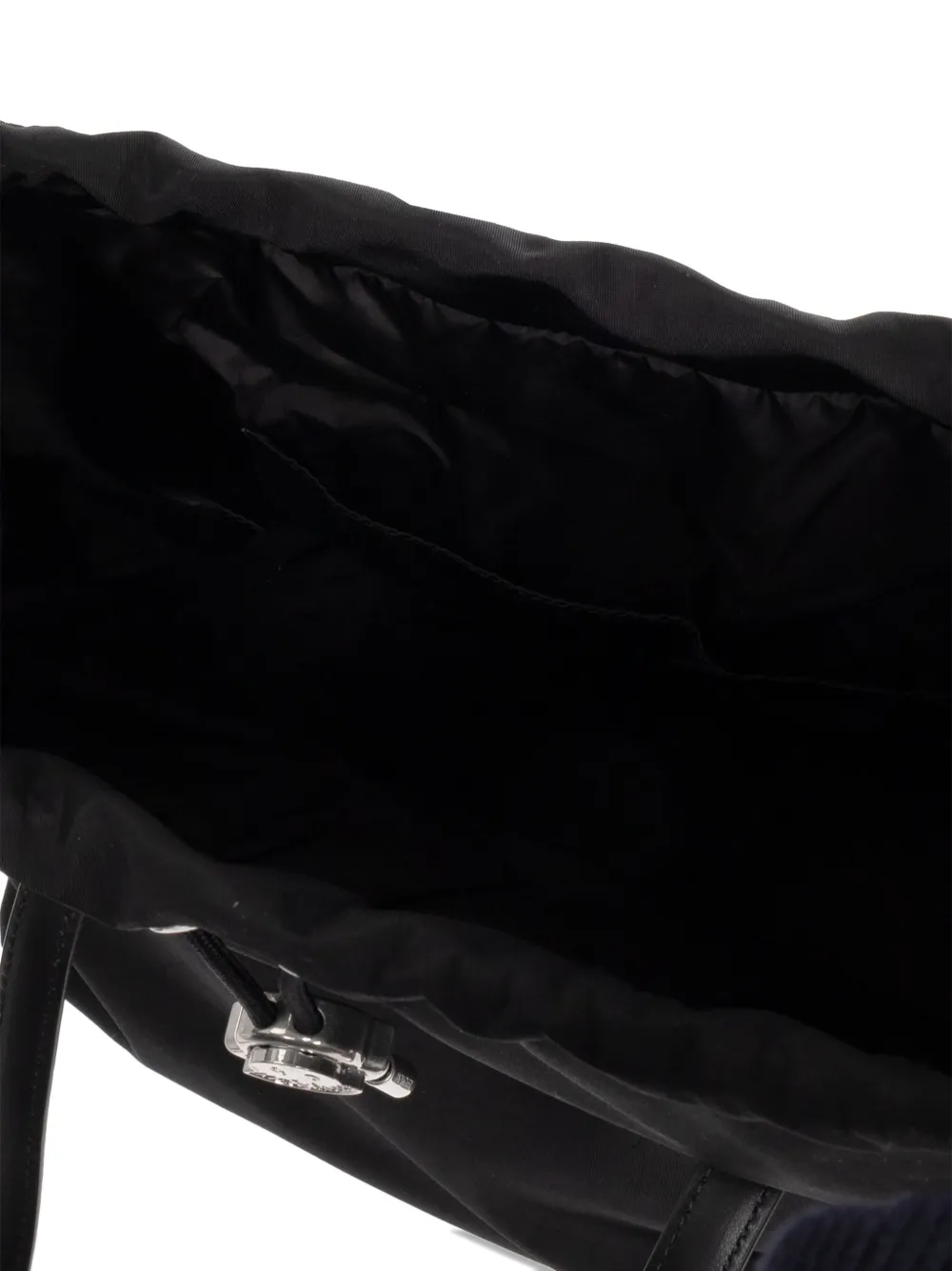 Moncler Drawstring Top-handle Tote Bag In Black