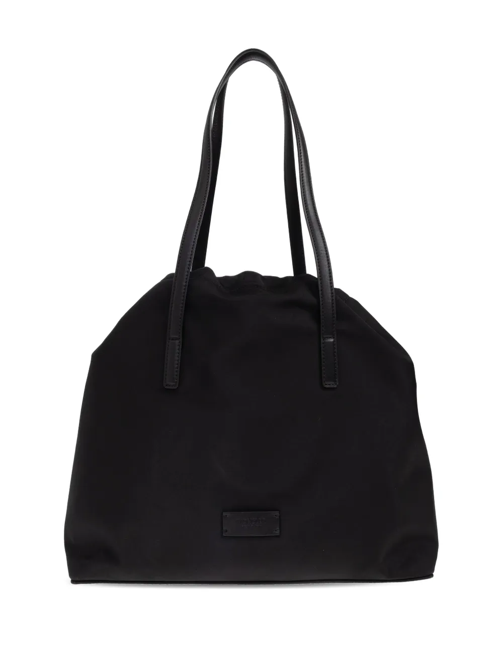 Moncler Drawstring Top-handle Tote Bag In Black