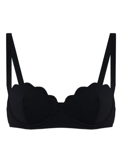 Marysia North scallop-edge bikini top