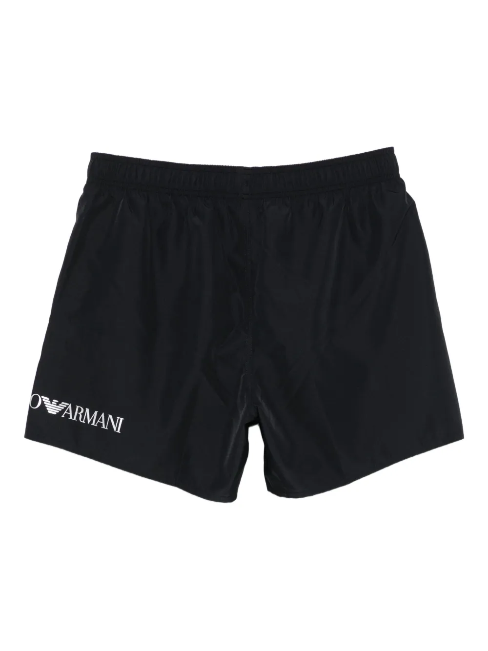 Ea7 Emporio Armani logo-print swim shorts Zwart