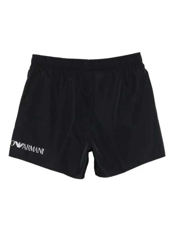 Ea7 Emporio Armani logo-print Swim Shorts Black FARFETCH ID
