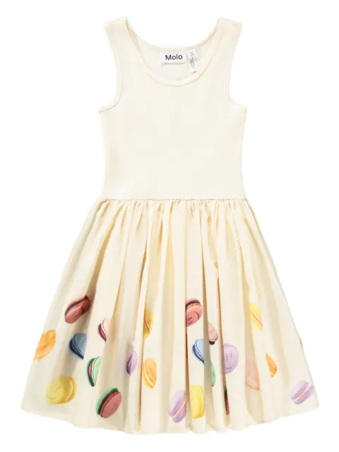 Molo macaron-print sleeveless dress