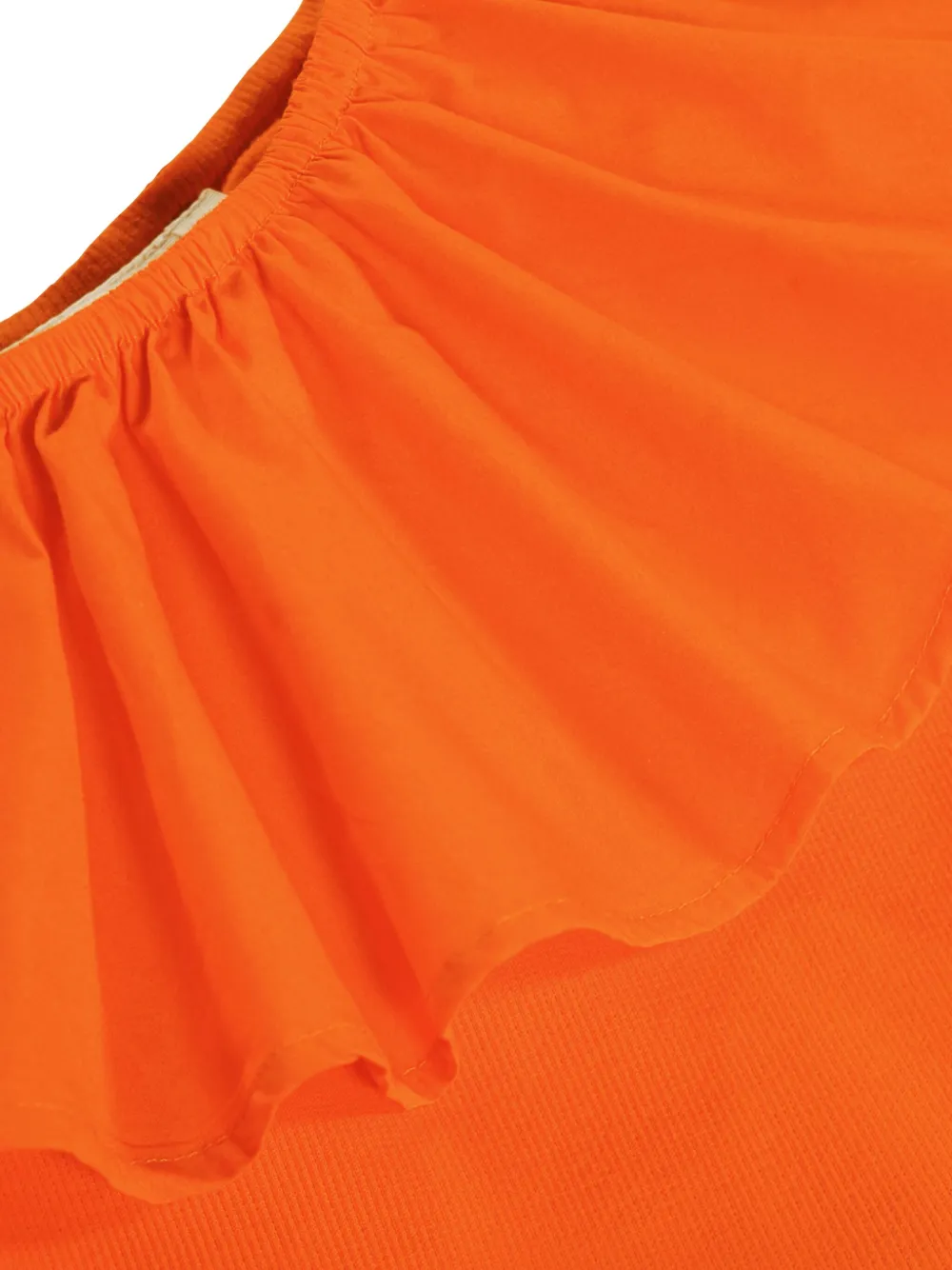 Molo Chloey asymmetrische jurk met ruches Oranje