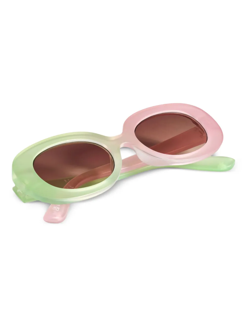 Molo See zonnebril met rond montuur - Roze