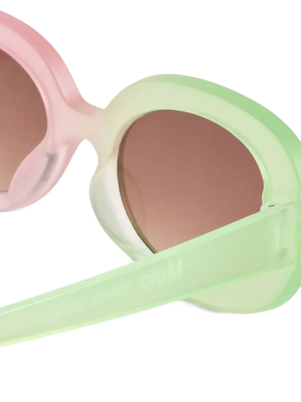 Molo See zonnebril met rond montuur Roze