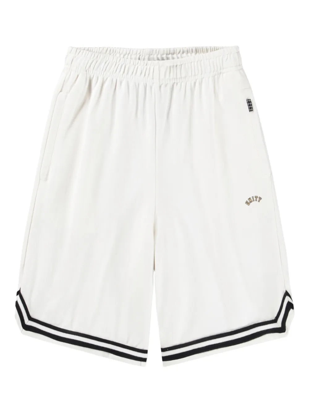 Molo Shorts Adeen con vita elasticizzata - Bianco