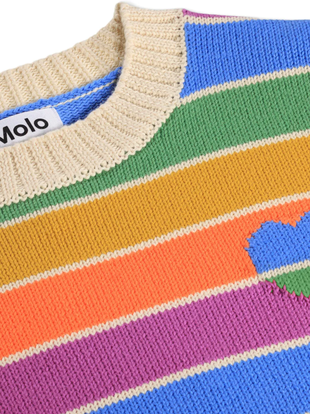  Molo Pull à Rayures - Jaune 