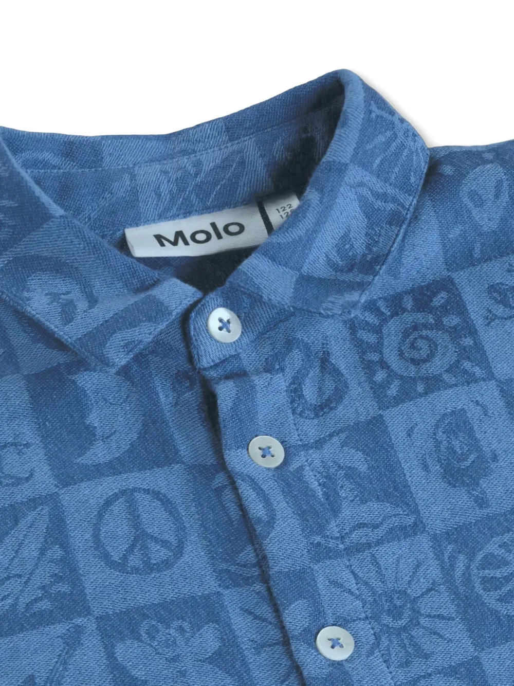 Molo Pattern Shirt - Blue 