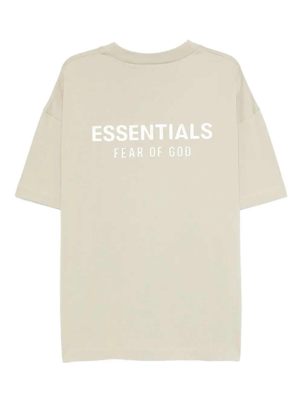 FEAR OF GOD ESSENTIALS logo-plaque T-shirt - Beige