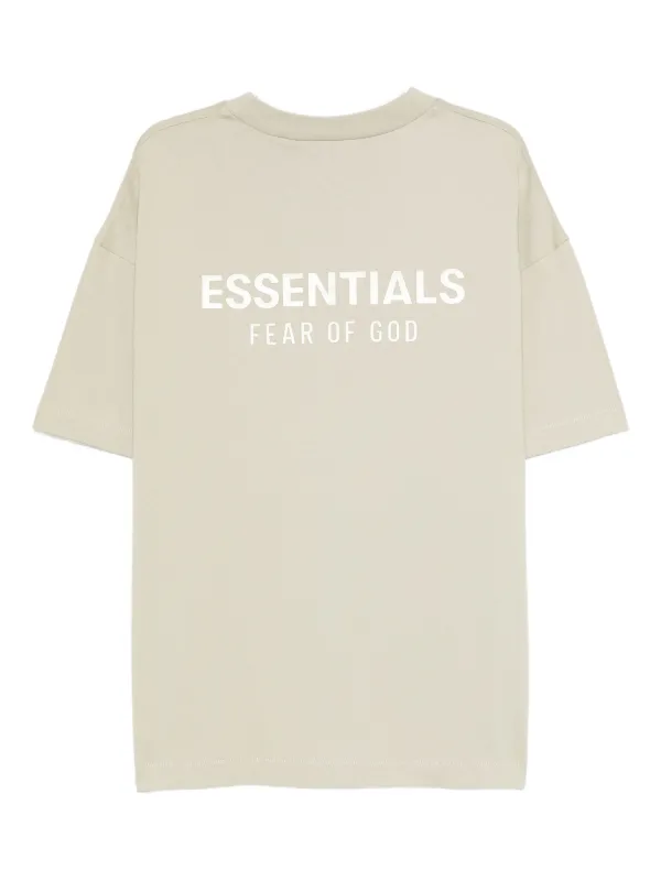 FEAR OF GOD ESSENTIALS logo-plaque T-shirt | Neutrals | FARFETCH ZA