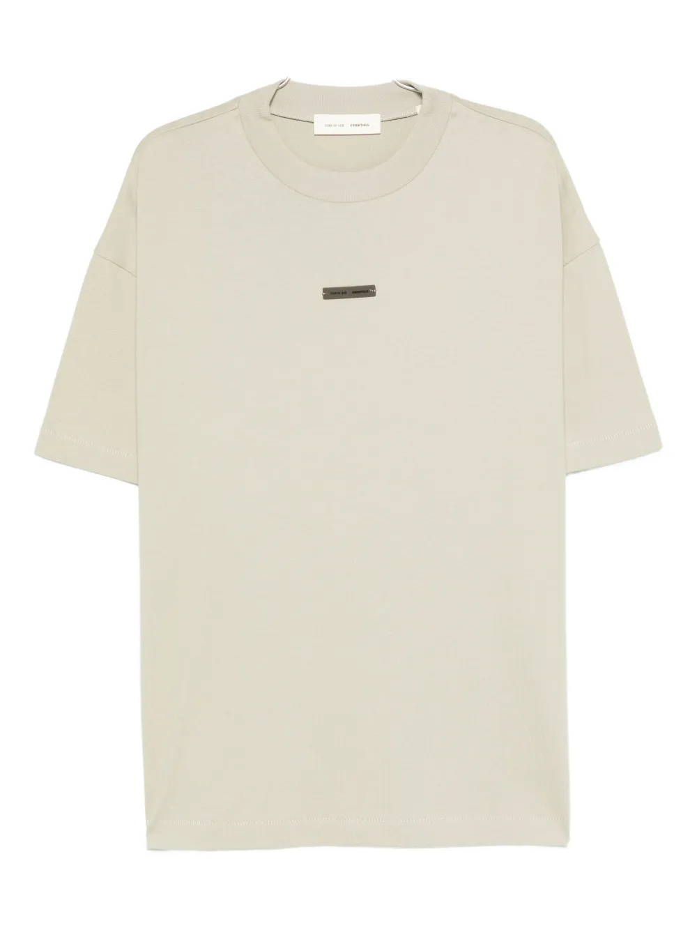FEAR OF GOD ESSENTIALS logo-plaque T-shirt - Toni neutri