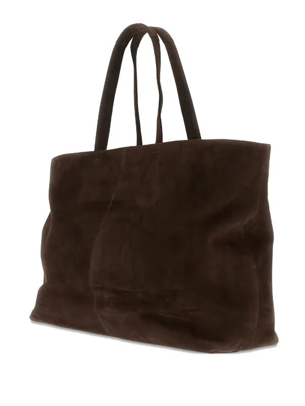 AUTENTICA 504 Borsa Tote In Pelle Scamosciata Marrone FARFETCH IT