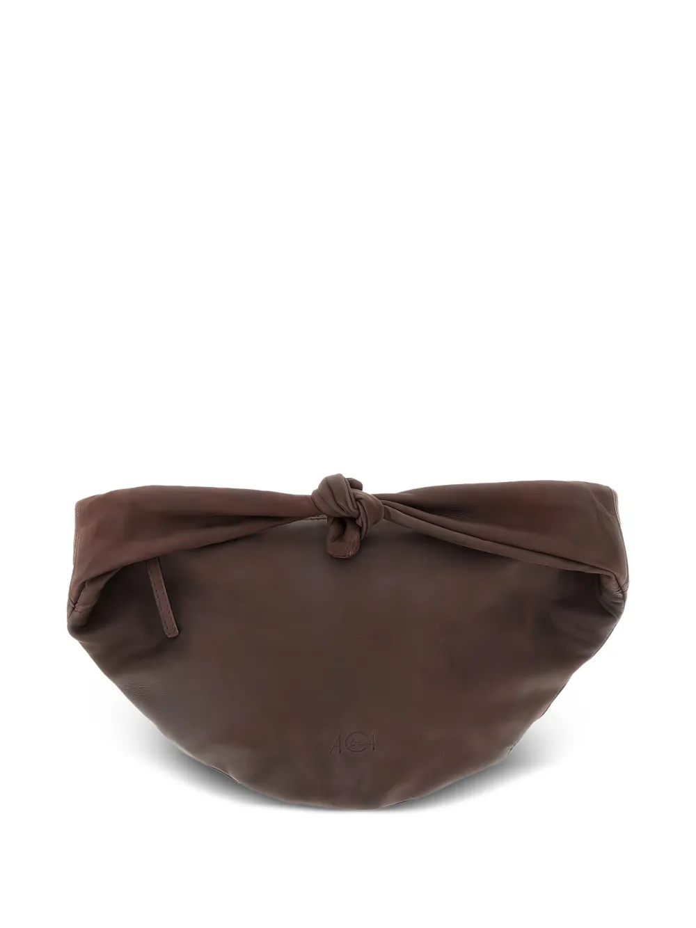 AUTENTICA 504 small Adara knotted leather shoulder bag | Brown | Image 1