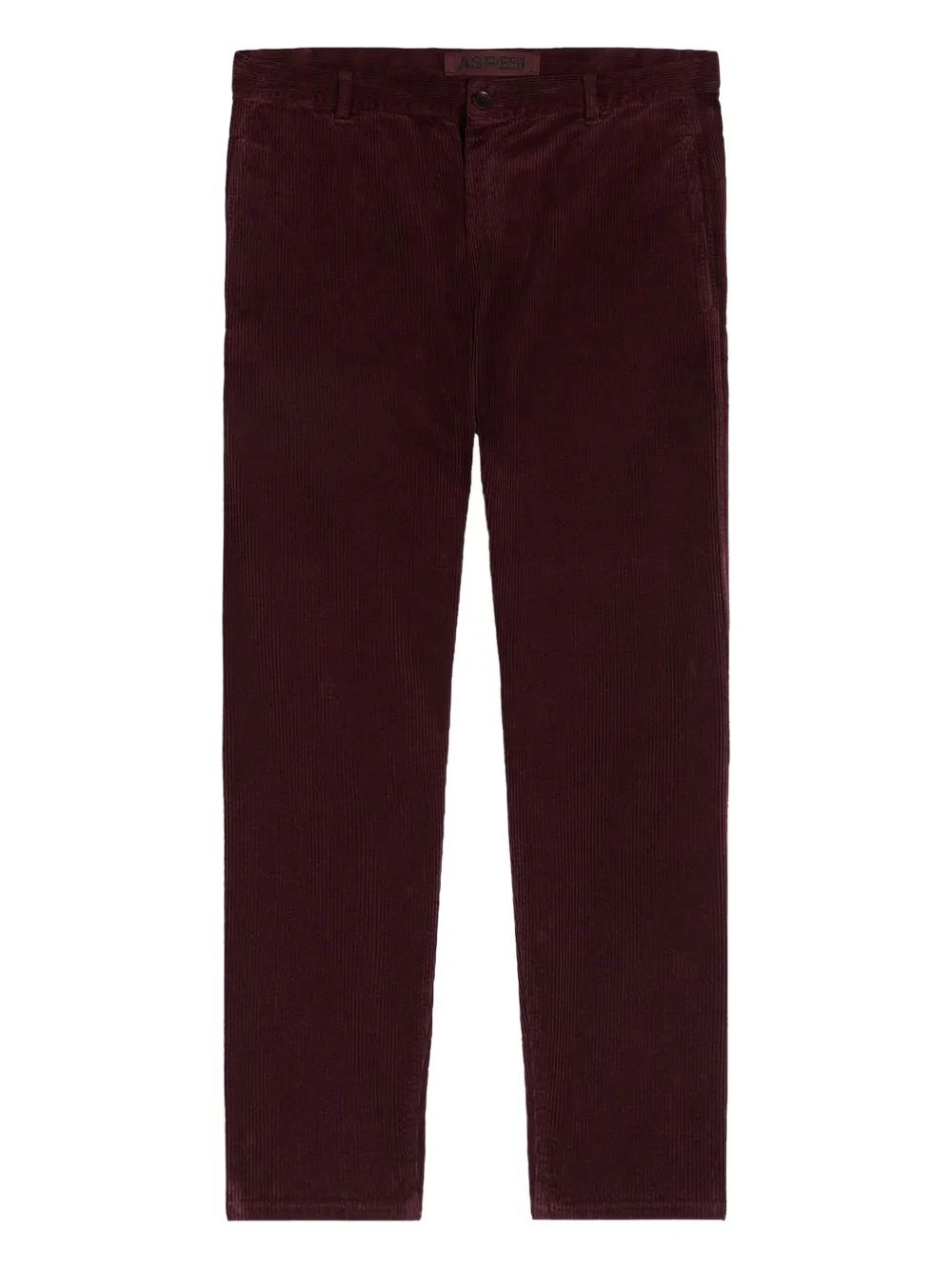 ASPESI Ribfluwelen broek Rood