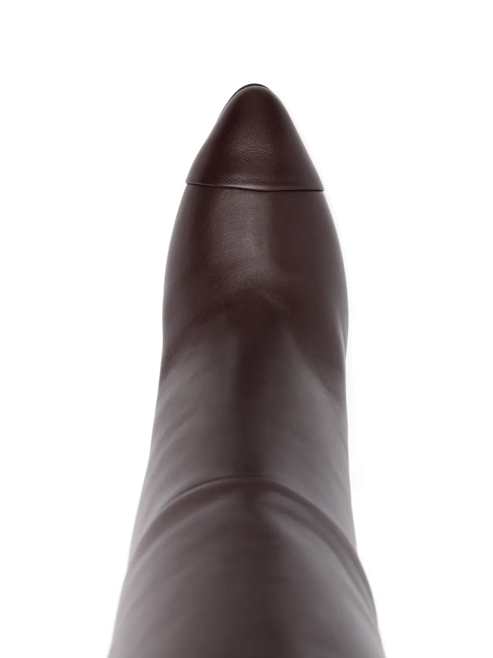 Alevì 90mm leather knee-high boots Red