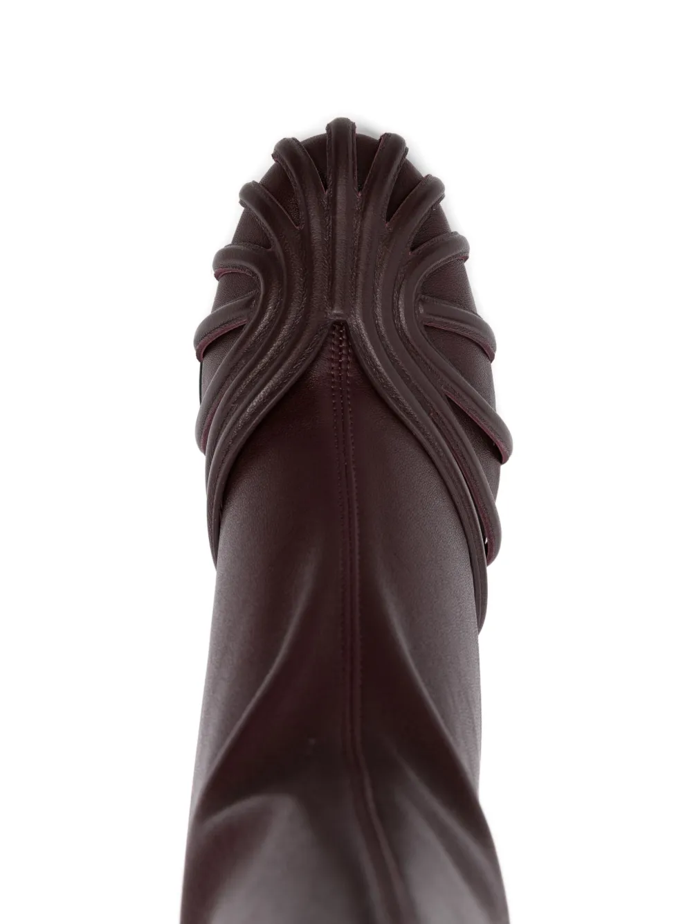 Alevì 70mm lambskin ankle boots Red