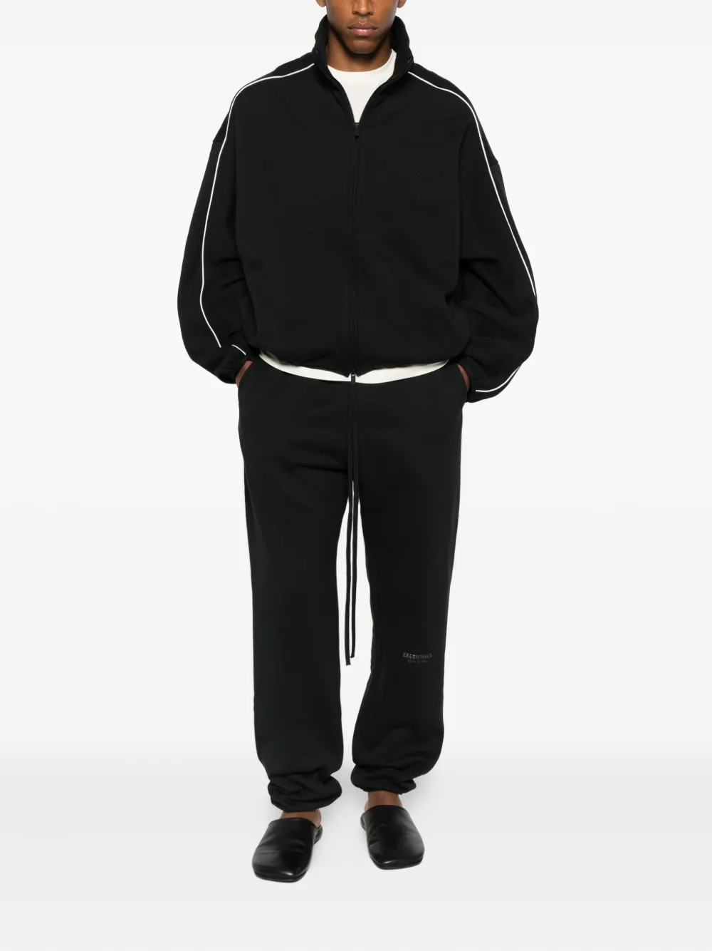 FEAR OF GOD ESSENTIALS 202SP256890F-JET BLACK CLOUD WHITE - Zwart