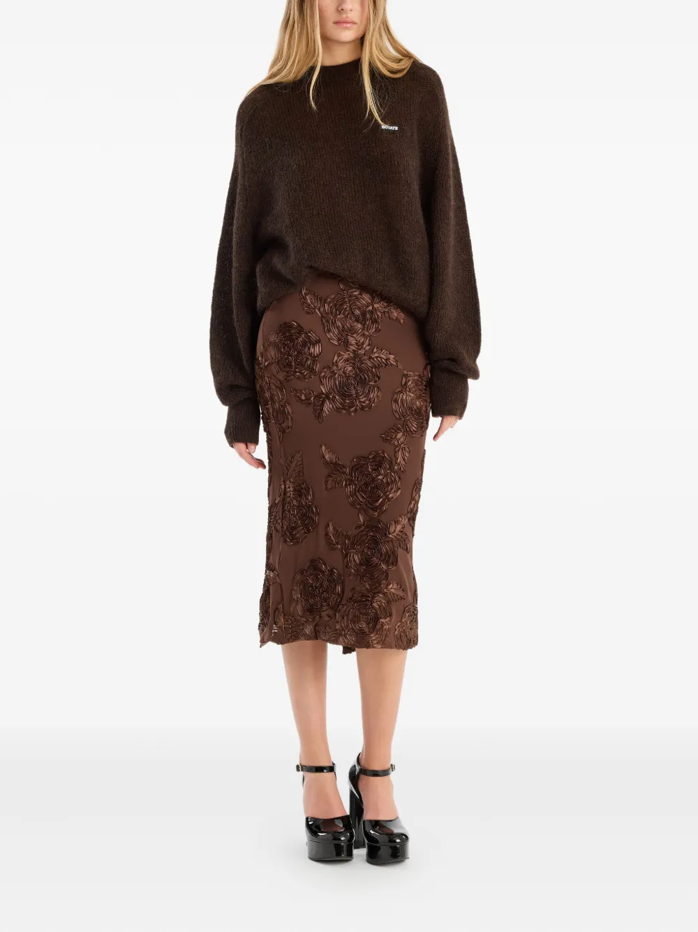 ROTATE BIRGER CHRISTENSEN crew-neck sweater | Knitted Sweaters | Image 2