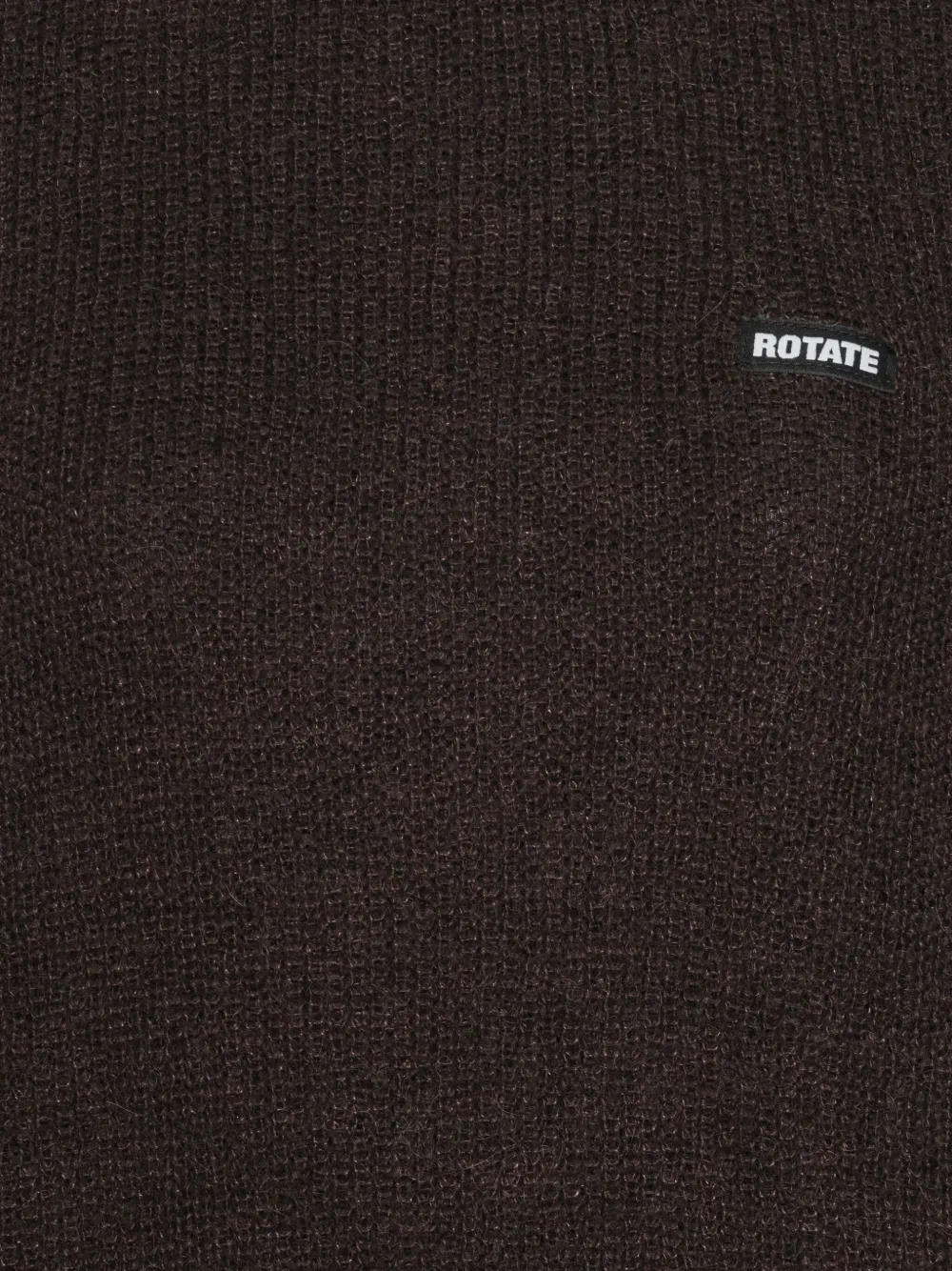 Rotate Birger Christensen Maglione Leggero Con Logo Marrone In Brown