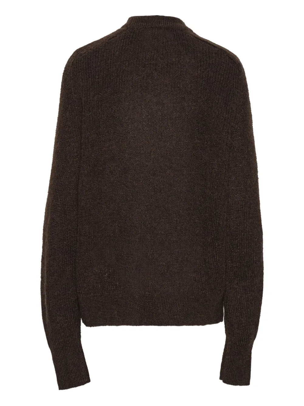 Rotate Birger Christensen Maglione Leggero Con Logo Marrone In Brown