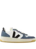 VEJA V-10 logo-detail leather sneakers - White