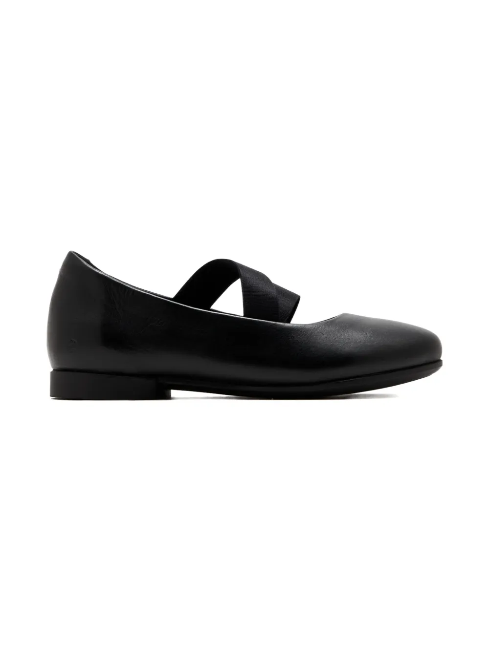 ECCO Anine K elasticated-band ballerina shoes Black