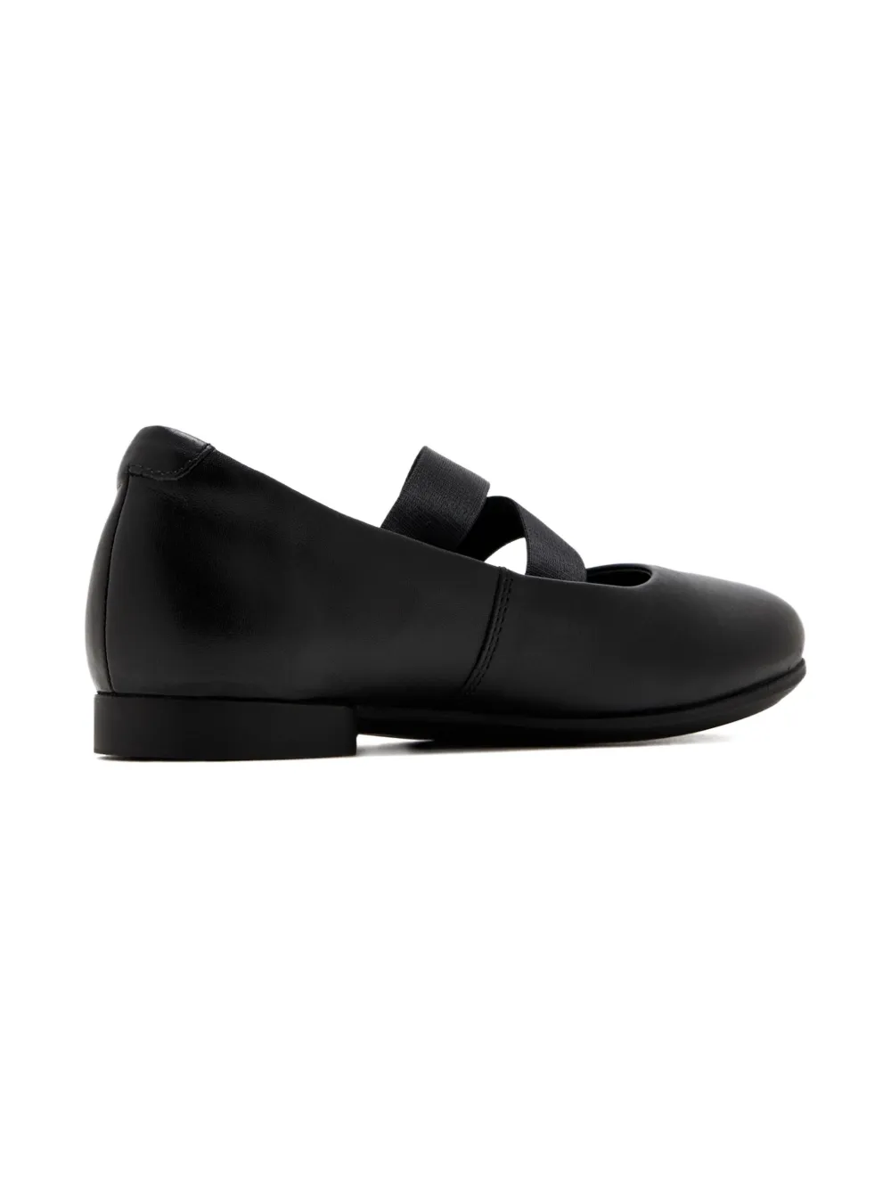 ECCO Anine K elasticated-band ballerina shoes Black