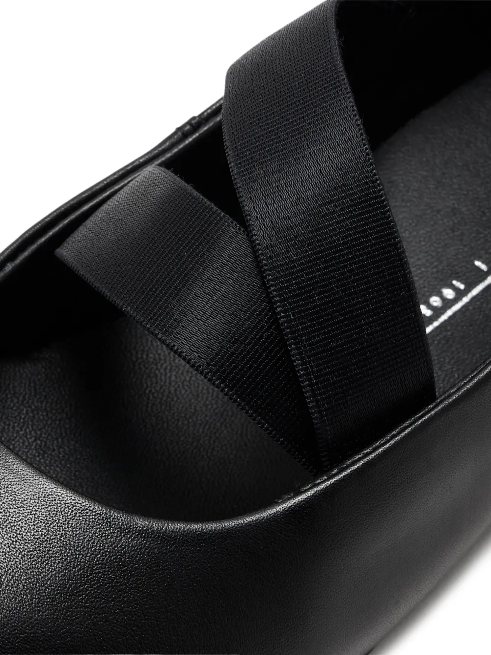 ECCO Anine K elasticated-band ballerina shoes Black