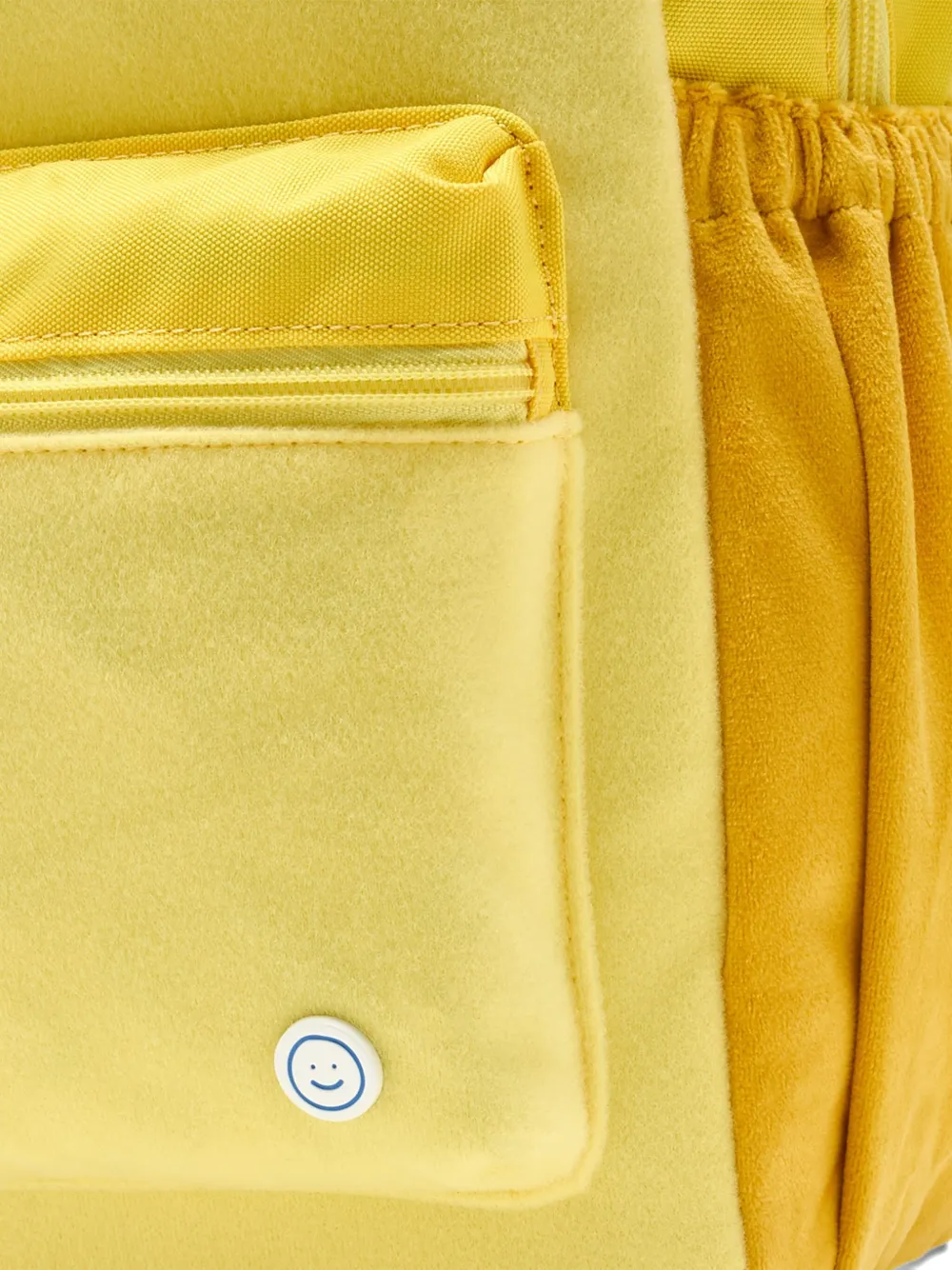 BECCO BAGS Rugzak met smiley-face Geel