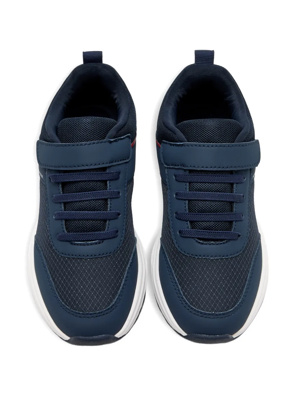 Tommy Hilfiger Junior Mesh sneakers met bandje Blauw