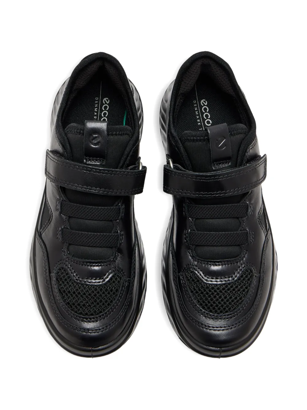 ECCO strap-detail mesh sneakers Black