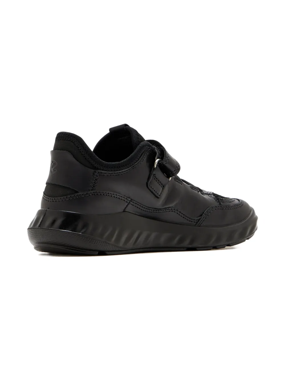 ECCO strap-detail mesh sneakers - Zwart