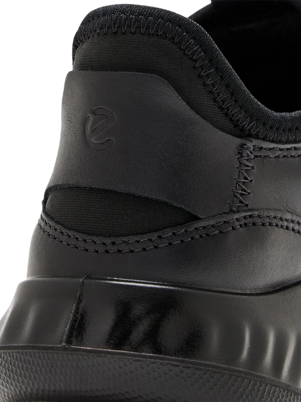 ECCO strap-detail mesh sneakers Black