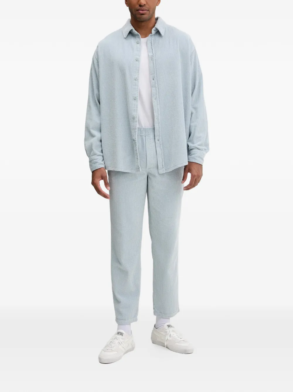 American Vintage Padow corduroy trousers - Blauw